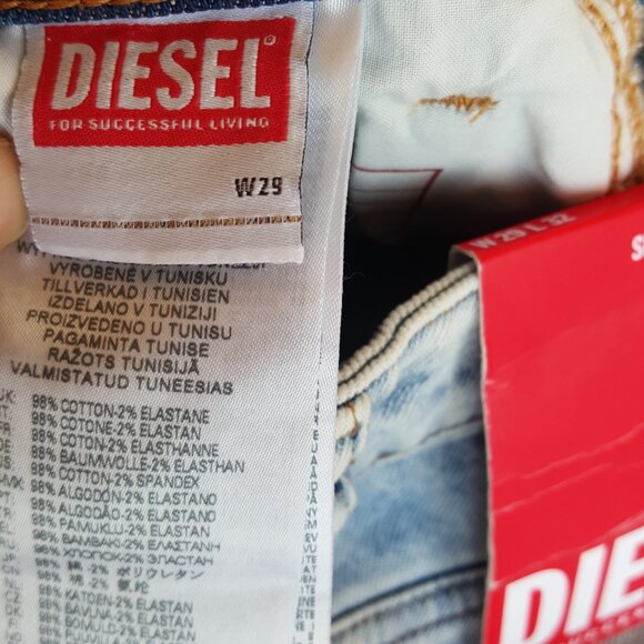 DIESEL ! Slim Fit, High Waist, Straight Leg( 29) - Picture 2 of 8